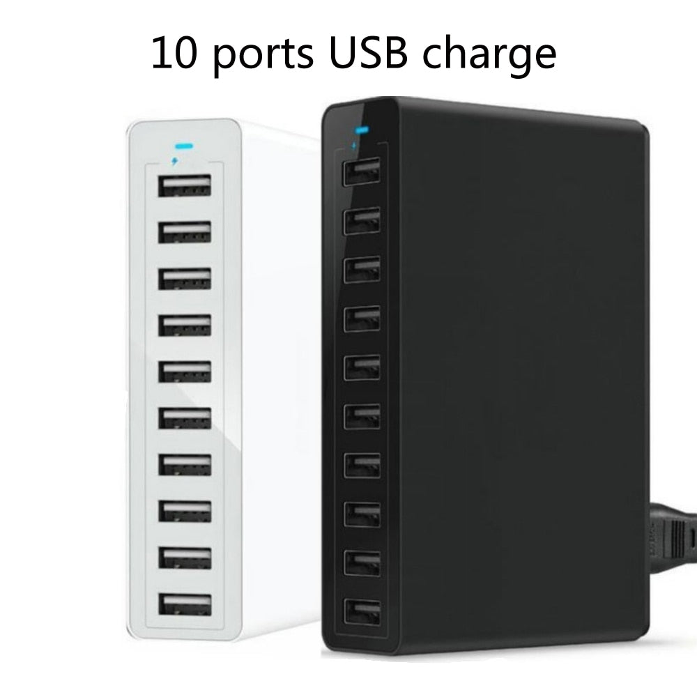 10 Port USB Charger (50W)