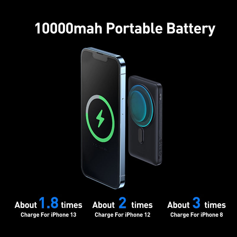 Magnetic Wireless Power Bank (Baseus)
