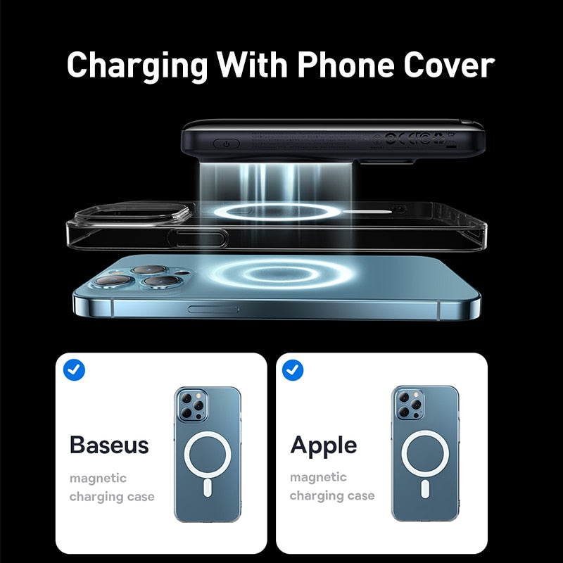 Magnetic Wireless Power Bank (Baseus)